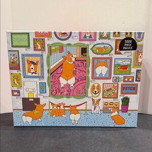 Galison Museum of The Corgi 1000 Piece jigsaw Puzzle SALE🔴2/$20🔴